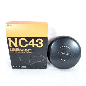 MAC Studio Fix Powder Plus Foundation Shade NC 43 Original Formula Full Coverage